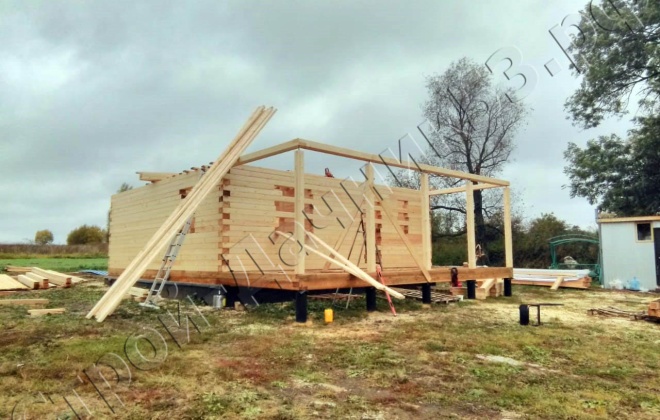 4 Брусовой дом 11×8, 88 м², Тульская область, Щёкинский район, Село Голощапово (9)